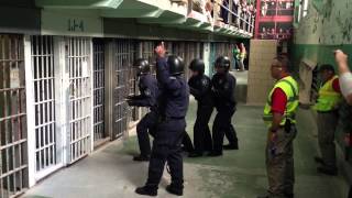 West Virginia Penitentiary May 8, 2013 cell extraction Mock