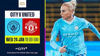 WOMEN'S DERBY DAY UNDER THE LIGHTS! | Man City v Man United | Conti Cup
