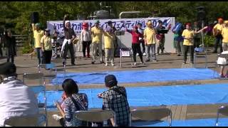 レンコンバンド　2014　10/19　いちかわボランティアフェスティバル／市川市大洲防災公園（社会福祉法人市川レンコンの会～障がい者と共に地域で生きる～）