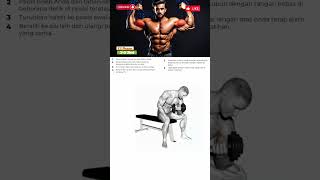 Gerakan Tepat \u0026 Cepat Membentuk Biceps Dengan Dumbbell #workout #biceps #workout