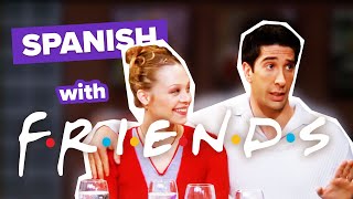 Learn Spanish with TV Shows: Friends - Ross tries to impress his girlfriend's dad