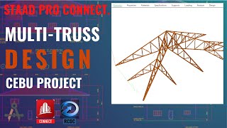 MULTI-TRUSS DESIGN - STAAD PRO CONNECT (STRUCTURE WIZARD)