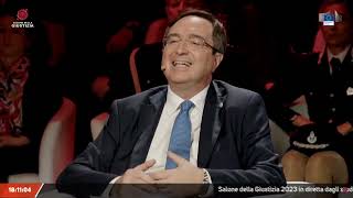 Il capo DAP Giovanni Russo al Salone della Giustizia 2023