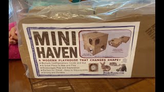 BinkyBunny’s Mini Maze Haven Unboxing \u0026 Assembly - with Bunny Cameo - Gemelle Channel