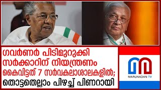 യൂണിവേഴ്സിറ്റികളിലെ സിപിഎം തോന്ന്യാസത്തിന് തടയിട്ടത് ആരിഫ് മുഹമ്മദ് ഖാന്റെ വരവോടെ