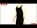 pánské tílko fruit of the loom valueweight athletic vest black