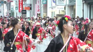 20140811  ③　高知　よさこいダンシング　帯屋町　Synchronised Dancing of Yosakoi in Kohchi Presented by Mitsuba Shoji