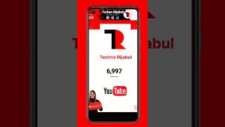 7k subscriber family 😊 | 7k Subscribe completed in my Techno Rijabul YouTube channel #Shorts #Viral