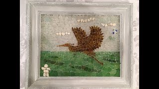 Sea Glass Mosaics - How to Create a Shape