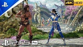 (PS5 PRO) Mortal Kombat 1 - CONAN THE BARBARIAN IS AMAZING | ULTRA High Graphics [4K 60FPS HDR]