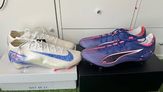 Nike Air Zoom Mercurial Vapor 16 Elite FG VS Puma Ultra 5 Carbon FG Boots Battle! (4K)