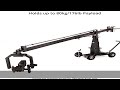 PROAIM Comet Heavy-Duty Euro-Mount 12ft Camera Jib Crane, Payload up to 80kg/156lb. Versatile Indoo