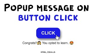 How to make Response text on Button Clicked | HTML CSS & JavaScript | FrontendDUDE