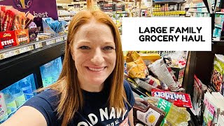 LARGE FAMILY GROCERY HAUL