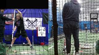 Nick G 2029 Hitting Session using Blast Motion 2024 11 07