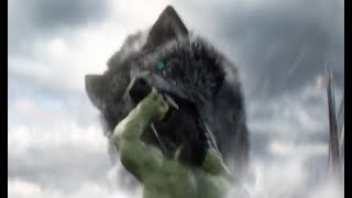 Hulk vs Fenris Wolf   Fight Scene   Thor Ragnarok 2017 Movie Clip