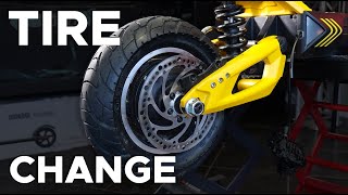 VSETT 10+ Electric Scooter Tire and Tube Change