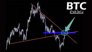 ただの反発です。大局の目線変わりありません【BTC ビットコイン】