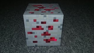 Minecraft Light-Up Redstone Ore Block