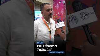 Director Chidambaram Poduval at the 55th #IFFI