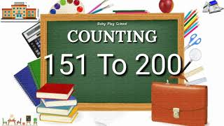 Counting 151 To 200 | Numbers | Number names | 151 se 200 | Ginti | 200 tak ginti | 200 tak ginti
