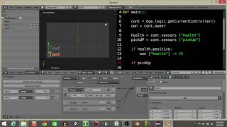 UPBGE - Simple Game Tutorial Enemies & game Item Objectives Python