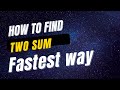 Two Sum - Leetcode 1 - HashMap - JavaScript