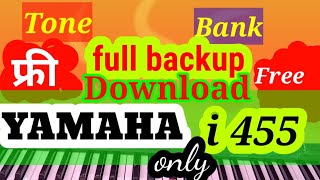 How to edit shanai tone in YAMAHA I 455 full backup file Download free link in description 👇