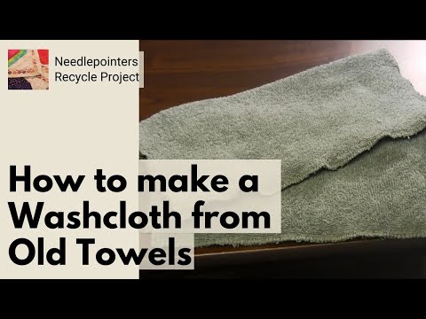 How to make dishcloth or washcloth from old towels (Recycling Craft) How to make dishcloth or washcloth from old towels (Recycling Craft)