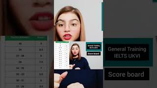 General Training IELTS UKVI Score Board for 4.0 Bands #ielts #ieltspreparation #shorts #b1 #general