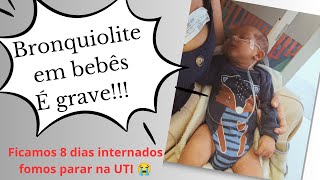 Bronquiolite em Bebê de 1 mês, evoluiu para pneumonia e testou positivo pro vírus VSR😭