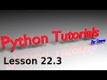 Python Tutorial v3.2.5 Lesson 22.3 - Adventure Game String Methods (1 of 2)