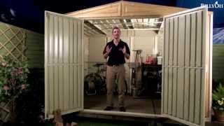 BillyOh Retford 10' Fronted Woodgrain Plastic Shed