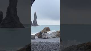 Icelandic Beauty #Iceland #blacksand #ocean #waterfall #beautifulnature #2025goals