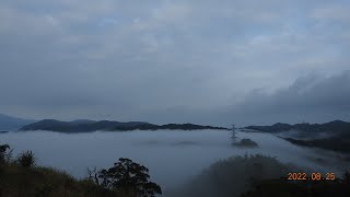 縮時攝影雲山水 - 跟著雲海達人山友追雲趣 - 新店四十份(翡翠水庫壩頂)+石碇雲海國小+十三股山(永安社區) 8/25