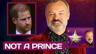 Harry's Outrage: Graham Norton Refuses to Call Him Royal at His Own Show!