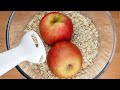 Mix apples with rolled oats : My family can't believe it! Best gluten-free breakfast