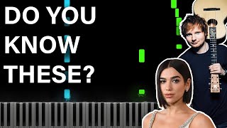 Can You Guess These Pop Songs? (Piano Quiz)