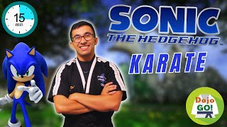15 minute Karate Lesson For Kids | Sonic The Hedgehog | Dojo Go!