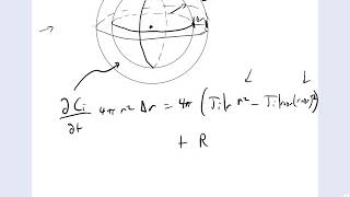 Diffusion equation in spherical coordinates