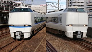 特急 サンダーバード号としらさぎ号の撮影！521系もアリ          【JR 金沢駅にて】