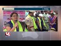 mahabubabad collector preethi meena u0026 sp participates in third phase of haritha haram v6 news