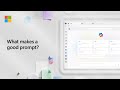How to create a great Microsoft Copilot prompt | Microsoft Copilot Tutorial