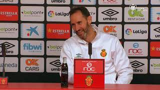 Rueda de prensa de Vicente Moreno tras el RCD Mallorca vs Real Valladolid (1-2)