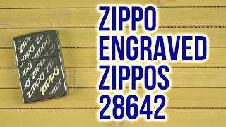 Распаковка Zippo Engraved Zippos 28642