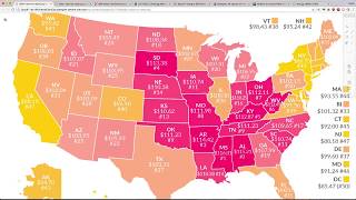 A Dollar Is NOT Worth a Dollar in Your State! Where Do You Live? Watch This.