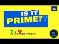 Prime Number | JavaScript