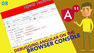 🔴 Angular 11 Tutorial - Debugging Angular 11 on the browser console | Ujjwal Technical Tips