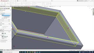 SolidWorks Tutorial | Sheet metal design (Compare Edge flange vs Miter flange)