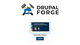 Driesnote demo on Drupal Forge